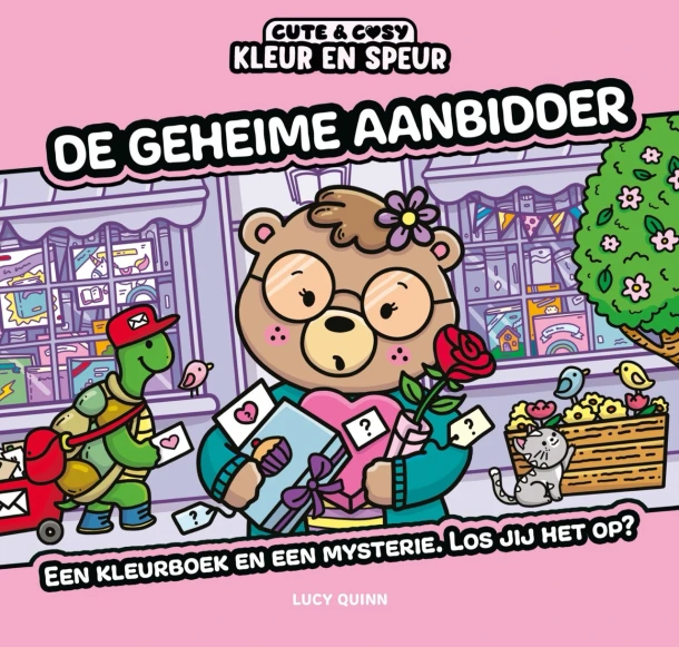 Kleur en speur: De geheime aanbidder – Lucy Quinn – boek cover
