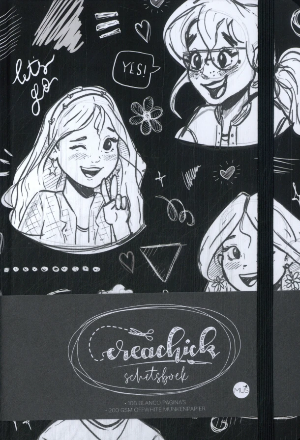 CreaChick Schetsboek – CreaChick – boek cover