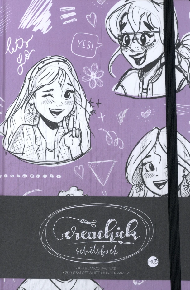 CreaChick Schetsboek – CreaChick – boek cover