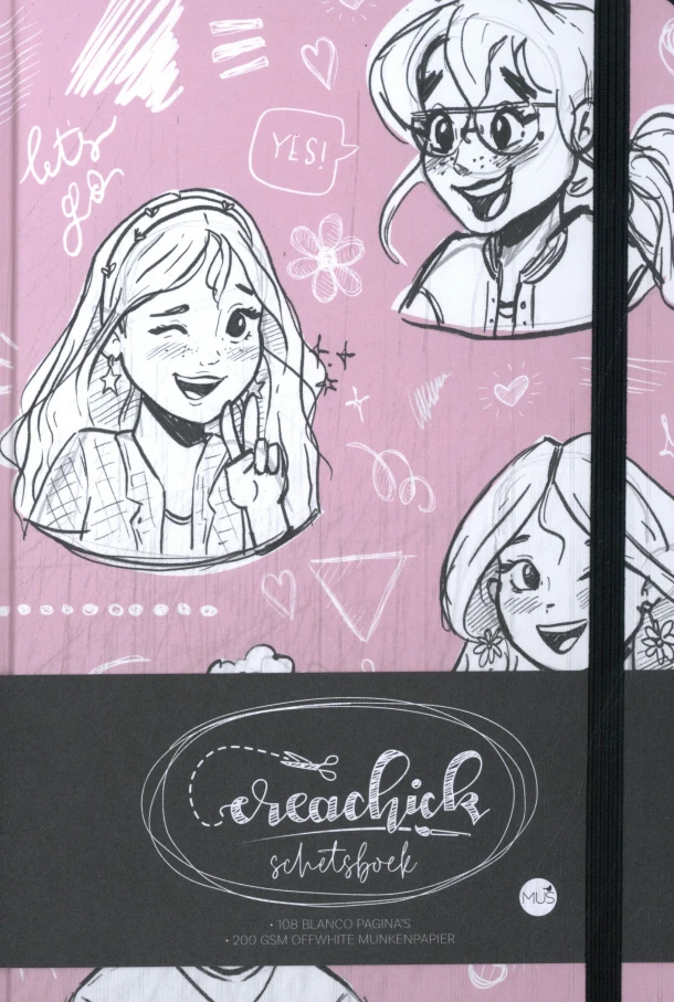 CreaChick Schetsboek – CreaChick – boek cover