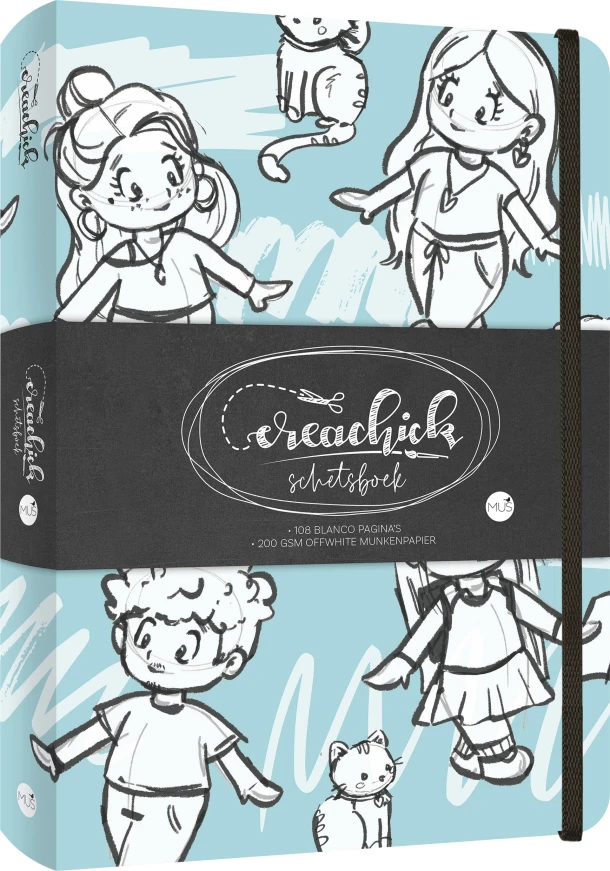 CreaChick Schetsboek – CreaChick – boek cover