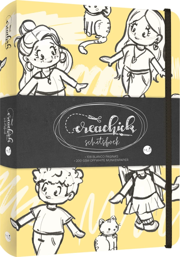 CreaChick Schetsboek – CreaChick – boek cover
