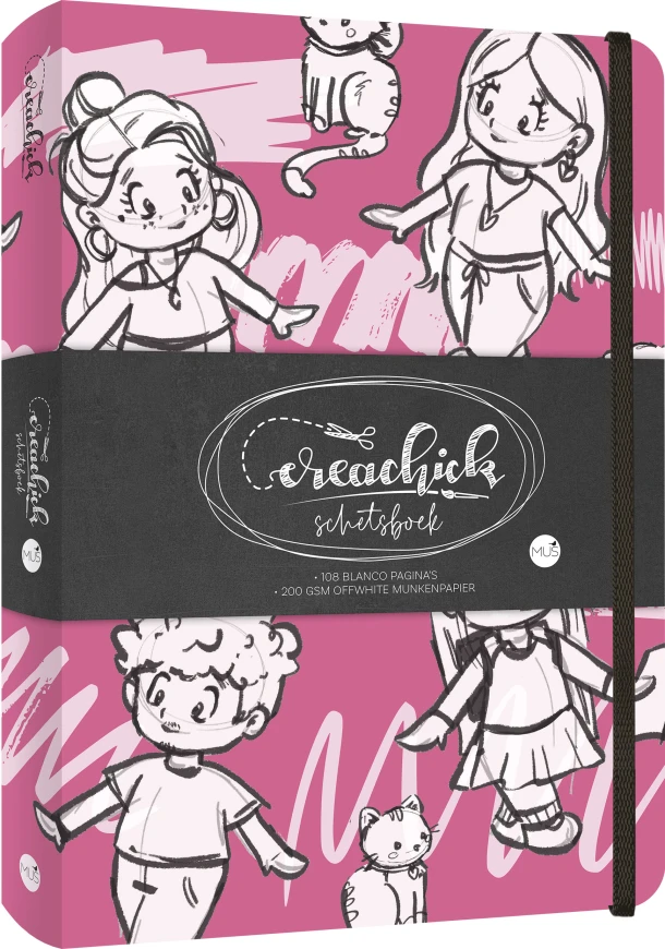 CreaChick Schetsboek – CreaChick – boek cover