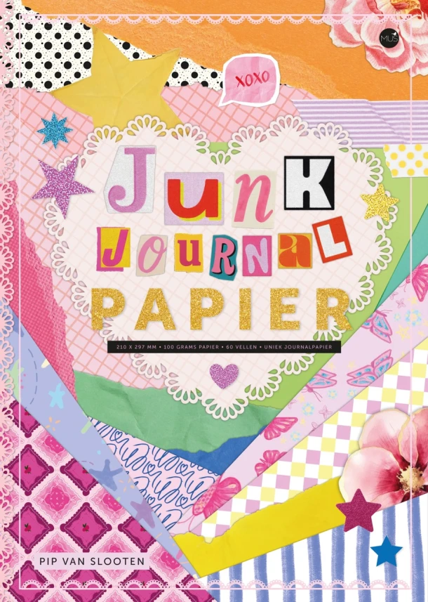 Junk Journal papier – Pip van Slooten – boek cover