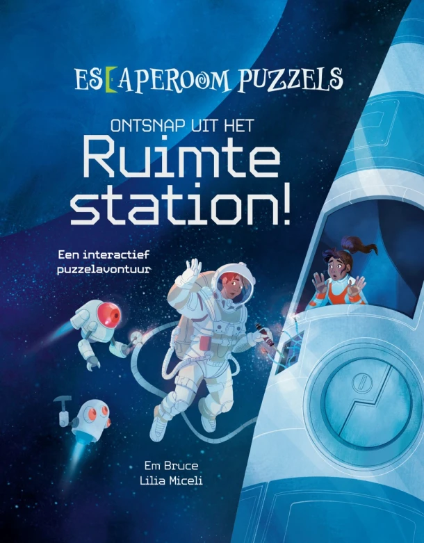 Ontsnap uit het ruimtestation – Em Bruce – boek cover