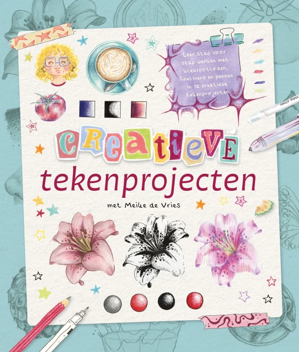 Creatieve tekenprojecten – Meike de Vries – boek cover