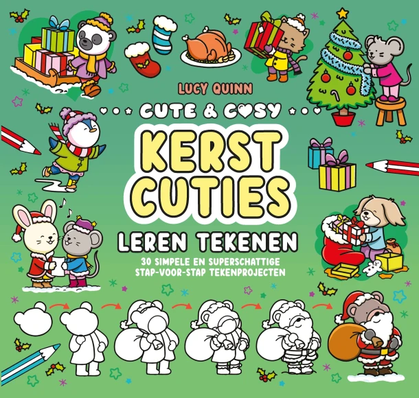 Cute & Cosy leren tekenen – Lucy Quinn – boek cover
