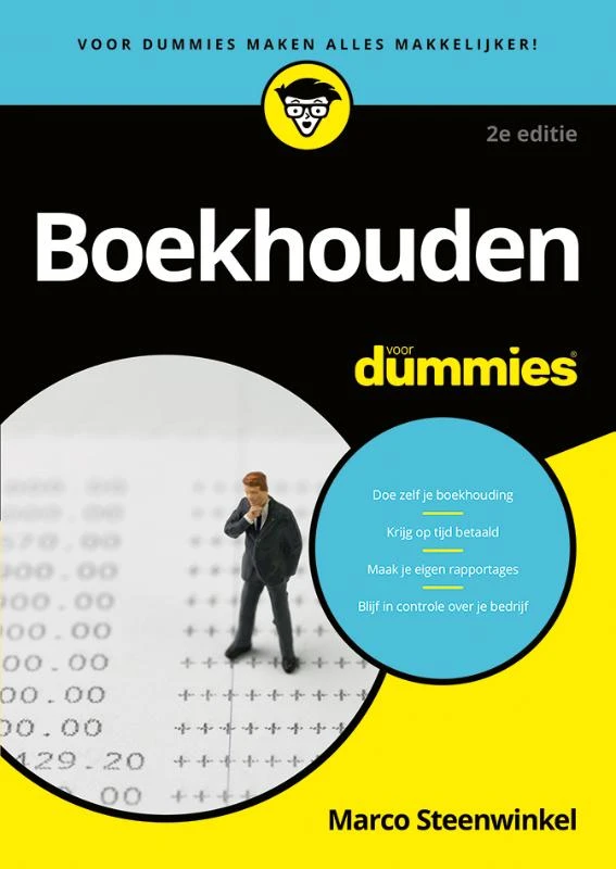 Boekhouden voor Dummies – Marco Steenwinkel – boek cover
