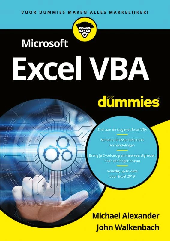 Microsoft Excel VBA voor Dummies – Michael Alexander – boek cover