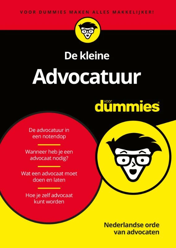 De kleine Advocatuur voor Dummies – NOvA – boek cover