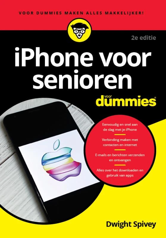 iPhone voor senioren voor Dummies, – Dwight Spivey – boek cover