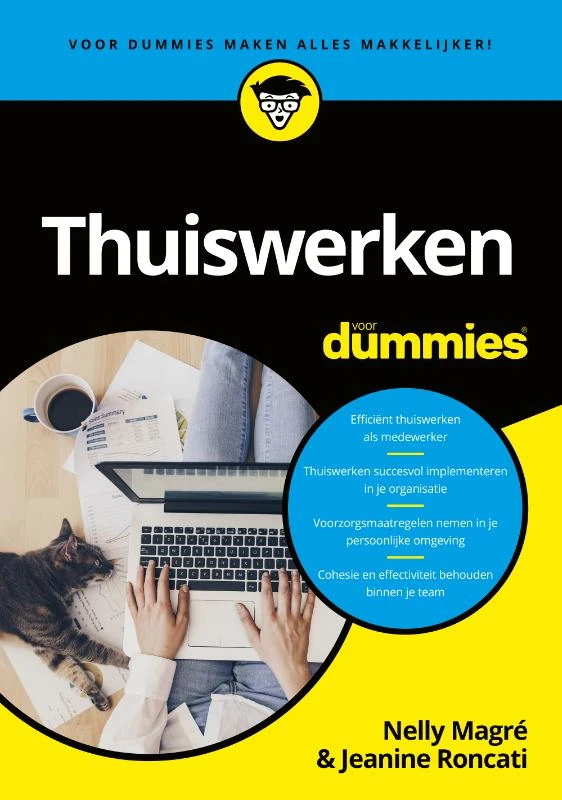 Thuiswerken voor Dummies – Nelly Magré – boek cover