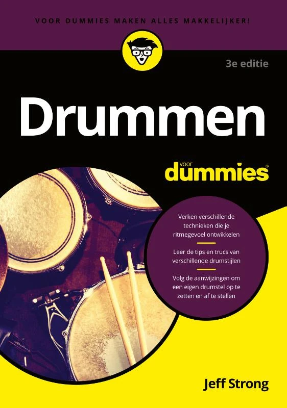 Drummen voor Dummies – Jeff Strong – boek cover