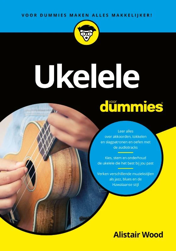 Ukelele voor Dummies – Alistair Wood – boek cover