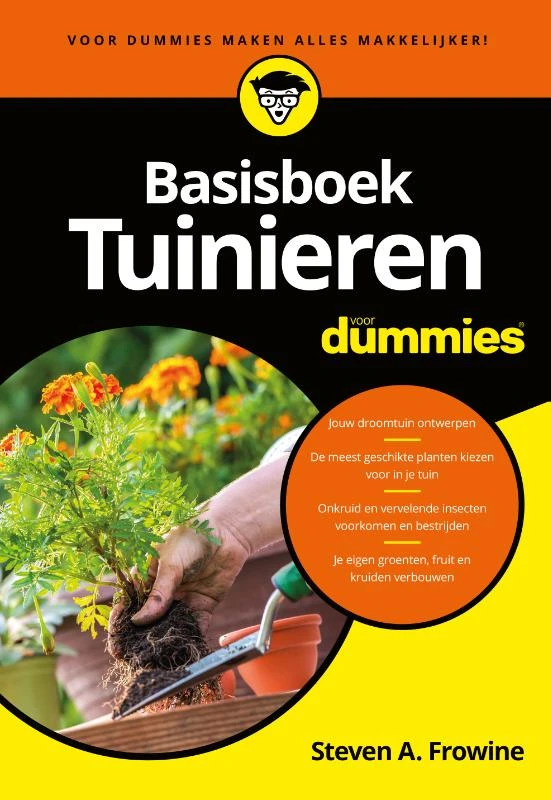 Basisboek Tuinieren voor Dummies – Steven A. Frowine – boek cover