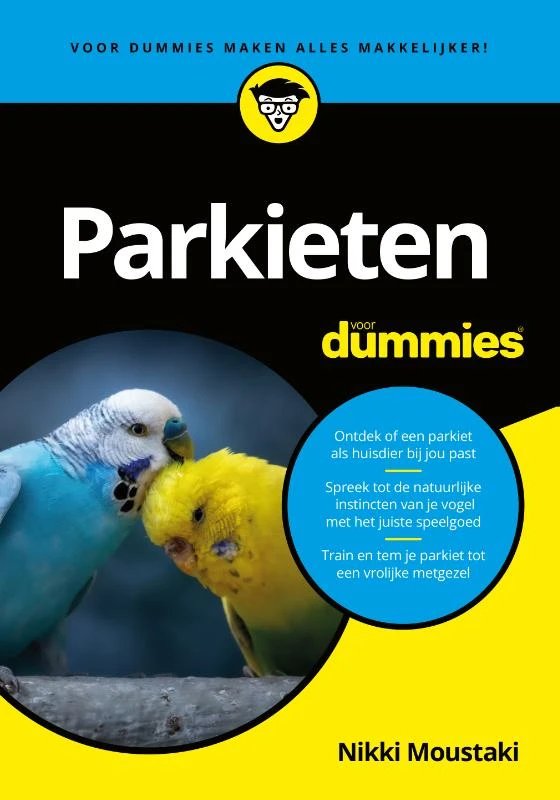 Parkieten voor Dummies – Nikki Moustaki – boek cover