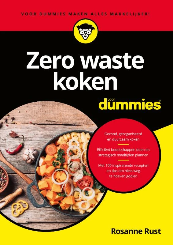Zero waste koken voor Dummies – Rosanne Rust – boek cover