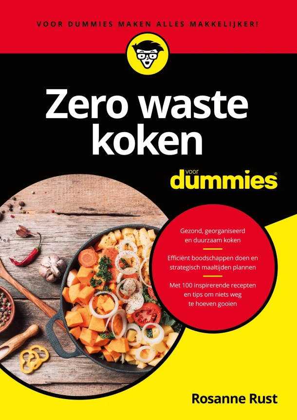 Zero waste koken voor Dummies – Rosanne Rust – boek cover