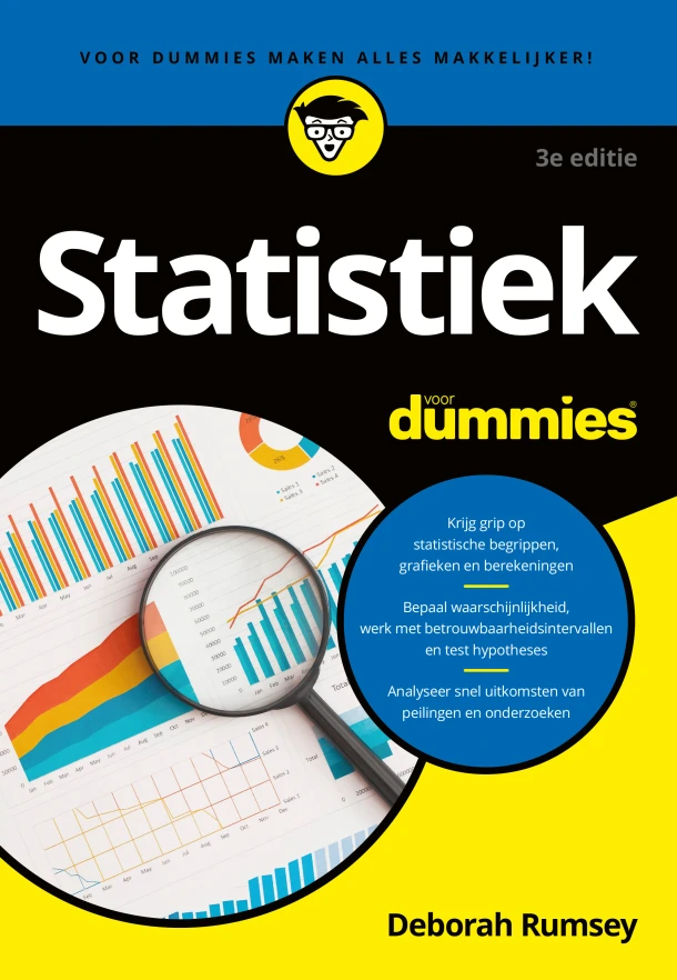 Statistiek voor Dummies – Deborah J. Rumsey – boek cover