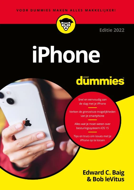 iPhone voor Dummies 2022 – Edward C. Baig – boek cover