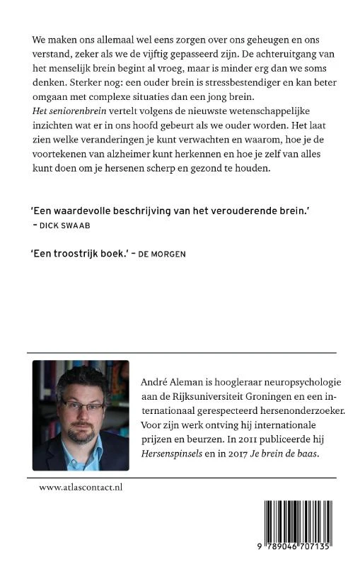 Het seniorenbrein – André Aleman – boek cover