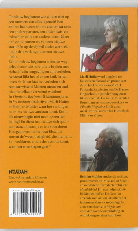 Opnieuw beginnen – R.J. Mulder – boek cover