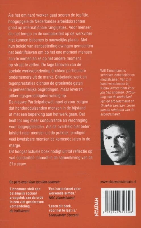 De kwetsbaren – Will Tinnemans – boek cover