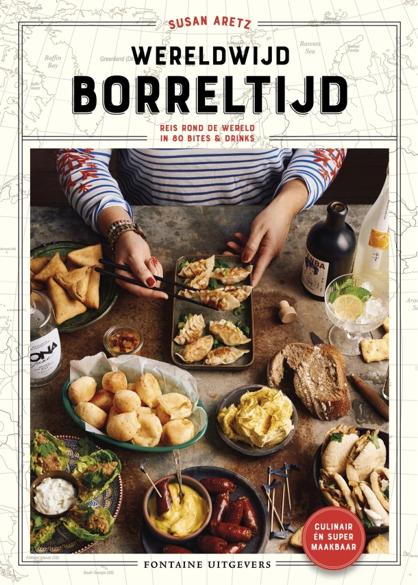 Wereldwijd Borreltijd – Susan Aretz – boek cover