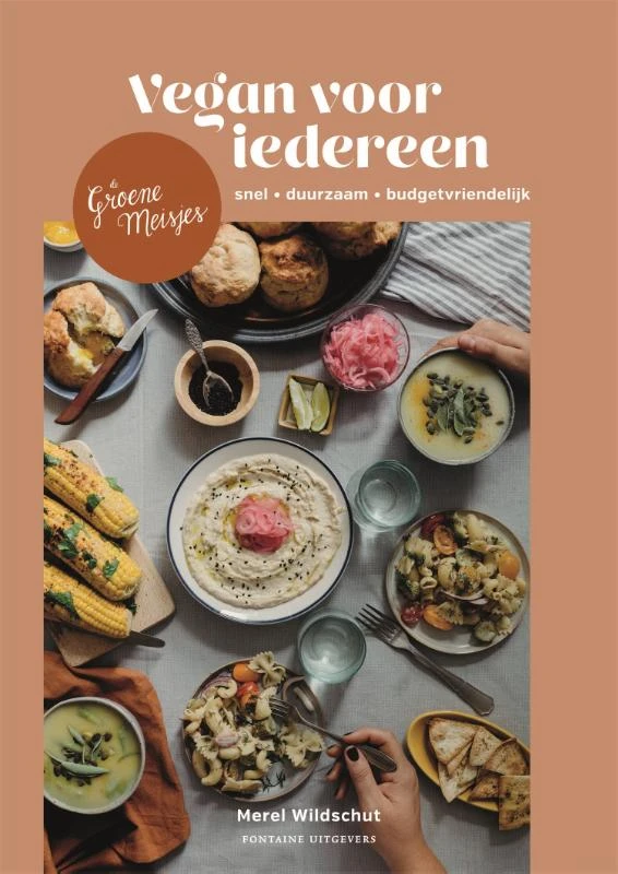 De Groene Meisjes: vegan voor iedereen – Merel Wildschut – boek cover