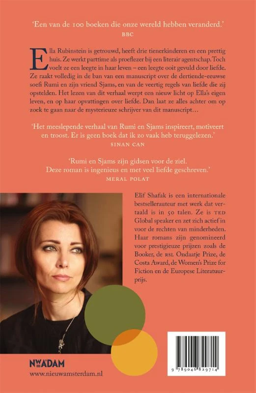 De veertig regels van liefde – Elif Shafak – boek cover