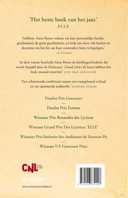 De ansichtkaart – Anne Berest – boek cover