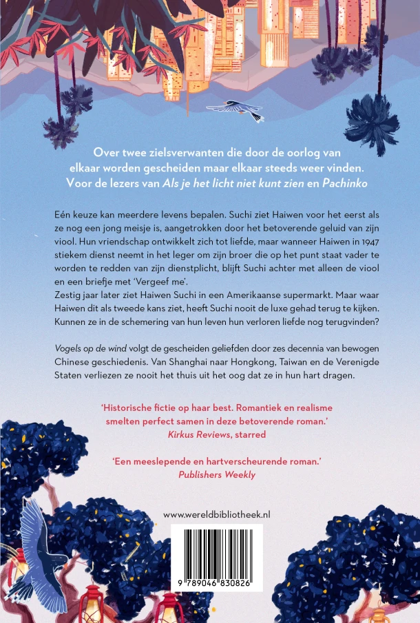 Vogels op de wind – Karissa Chen – boek cover