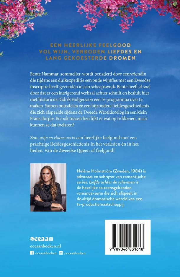 Zon, wijn en chansons – Heléne Holmström – boek cover