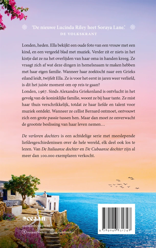 De Griekse dochter – Soraya Lane – boek cover