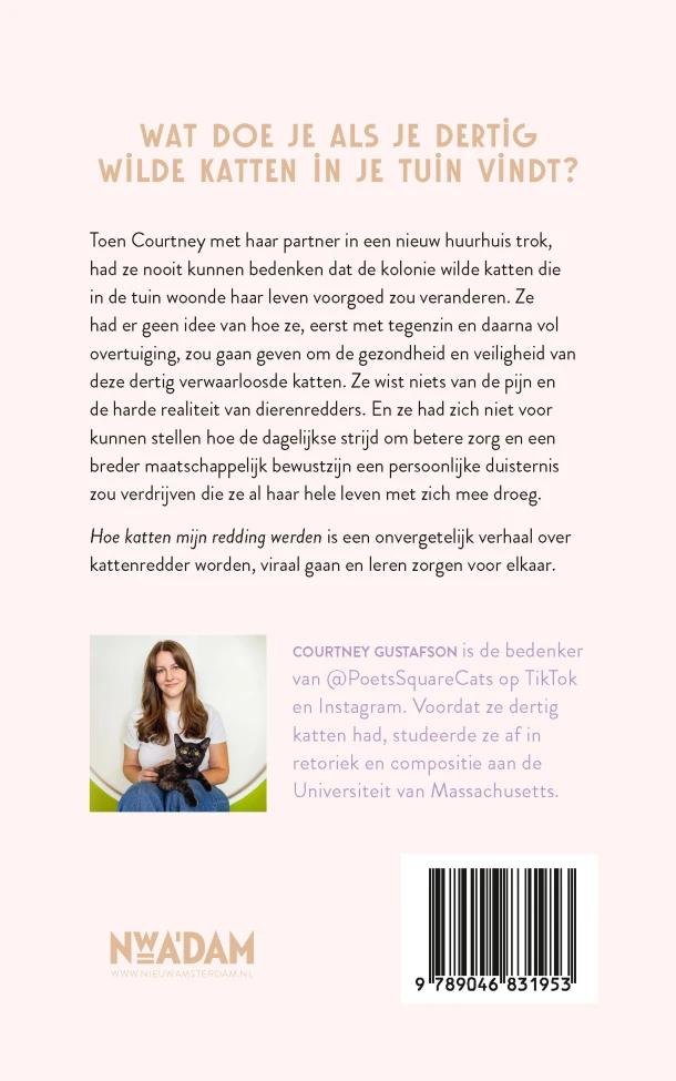 Hoe katten mijn redding werden – Courtney Gustafson – boek cover