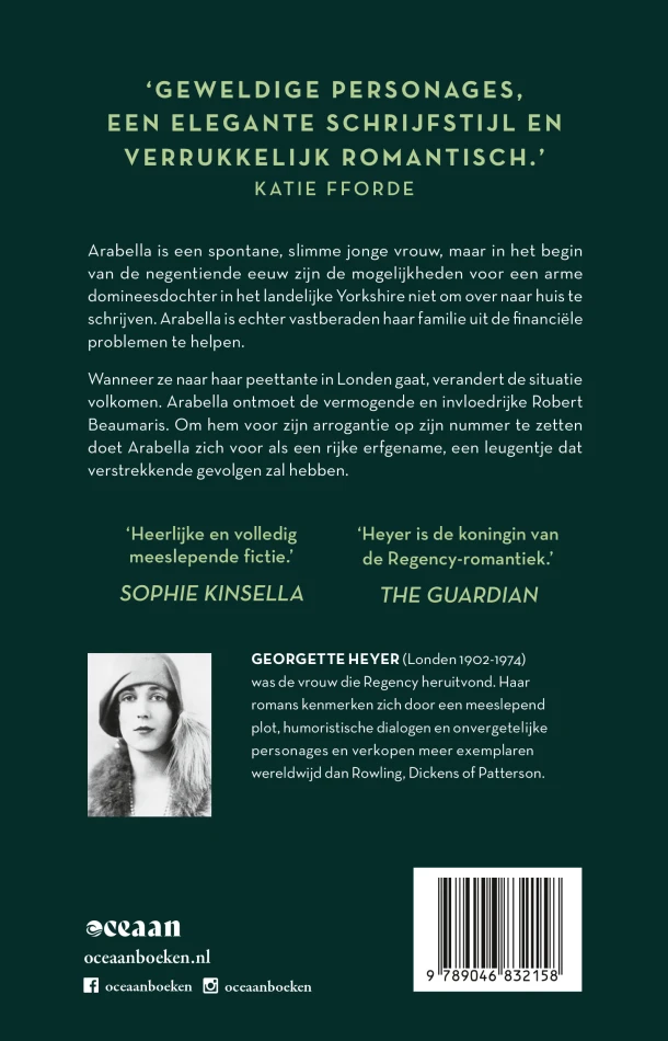 Arabella, de onverwachte erfgename – Georgette Heyer – boek cover