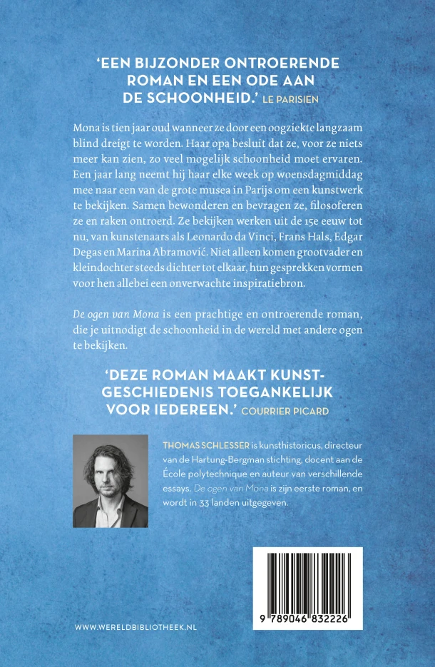 De ogen van Mona – Thomas Schlesser – boek cover