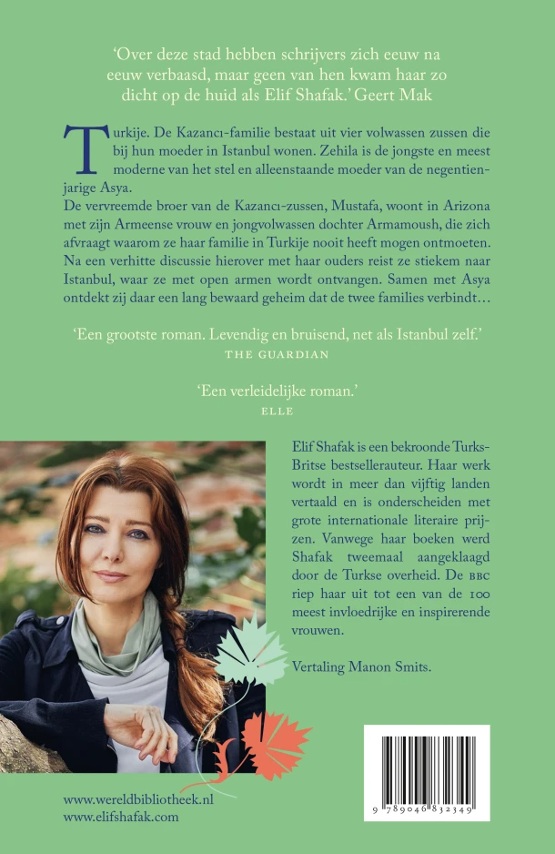 De bastaard van Istanbul – Elif Shafak – boek cover