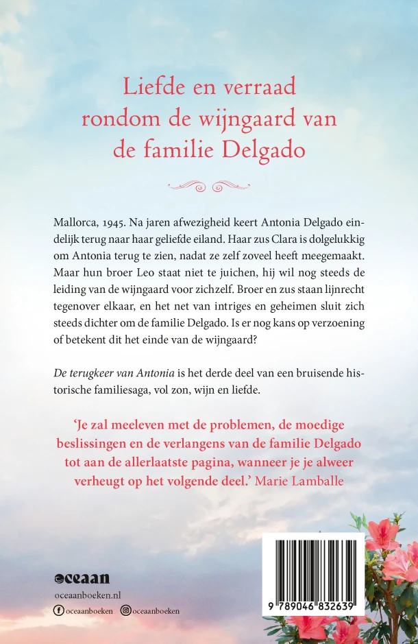 De terugkeer van Antonia – Carmen Bellmonte – boek cover
