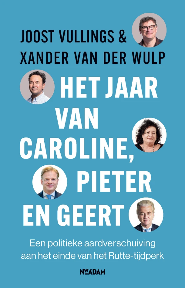 Het jaar van Caroline, Pieter en Geert – Joost Vullings – boek cover