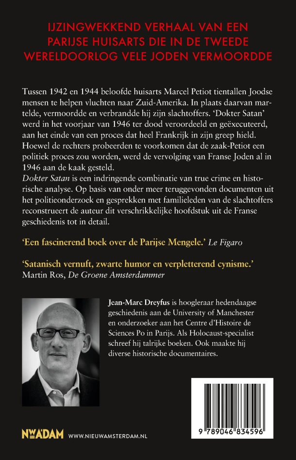 Dokter Satan – Jean-Marc Dreyfus – boek cover