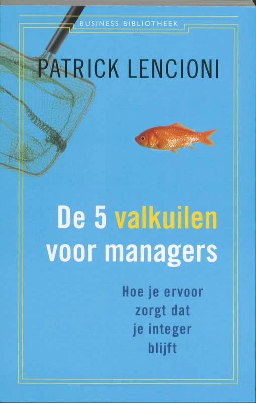 De 5 valkuilen voor managers – Patrick Lencioni – boek cover