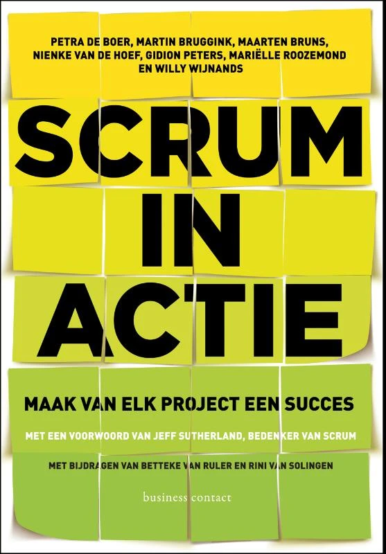 Scrum in actie – Petra de Boer – boek cover
