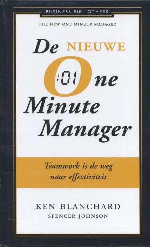 De nieuwe one minute manager – Ken Blanchard – boek cover