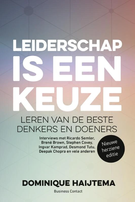 Leiderschap is een keuze – Dominique Haijtema – boek cover