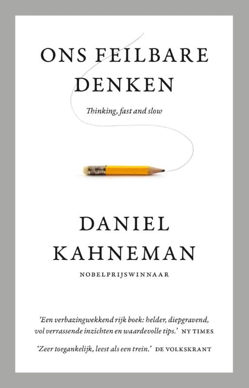 Ons feilbare denken – Daniel Kahneman – boek cover