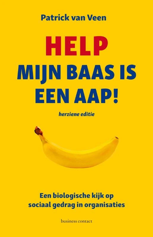Help mijn baas is een aap! – Patrick van Veen – boek cover
