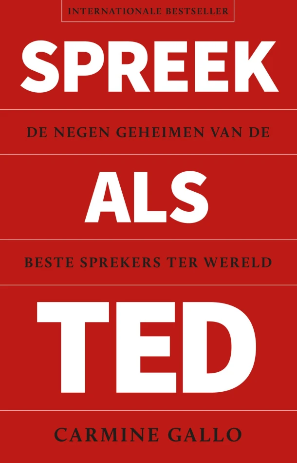 Spreek als TED – Carmine Gallo – boek cover
