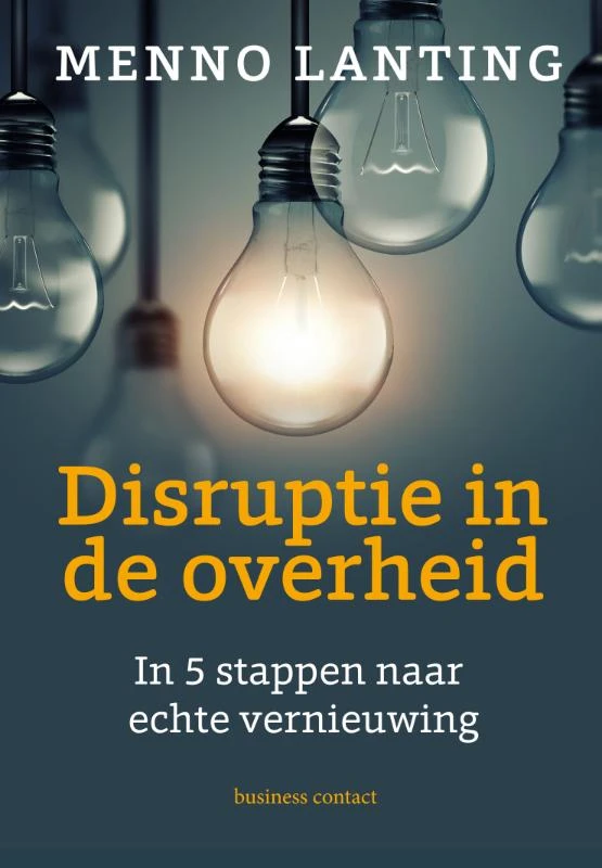 Disruptie in de overheid – Menno Lanting – boek cover