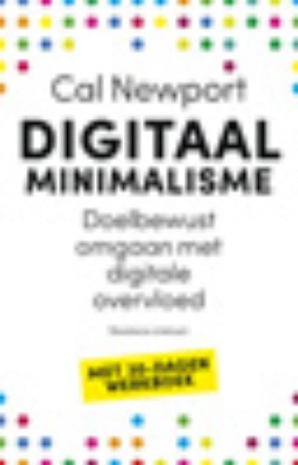 Digitaal minimalisme – Cal Newport – boek cover
